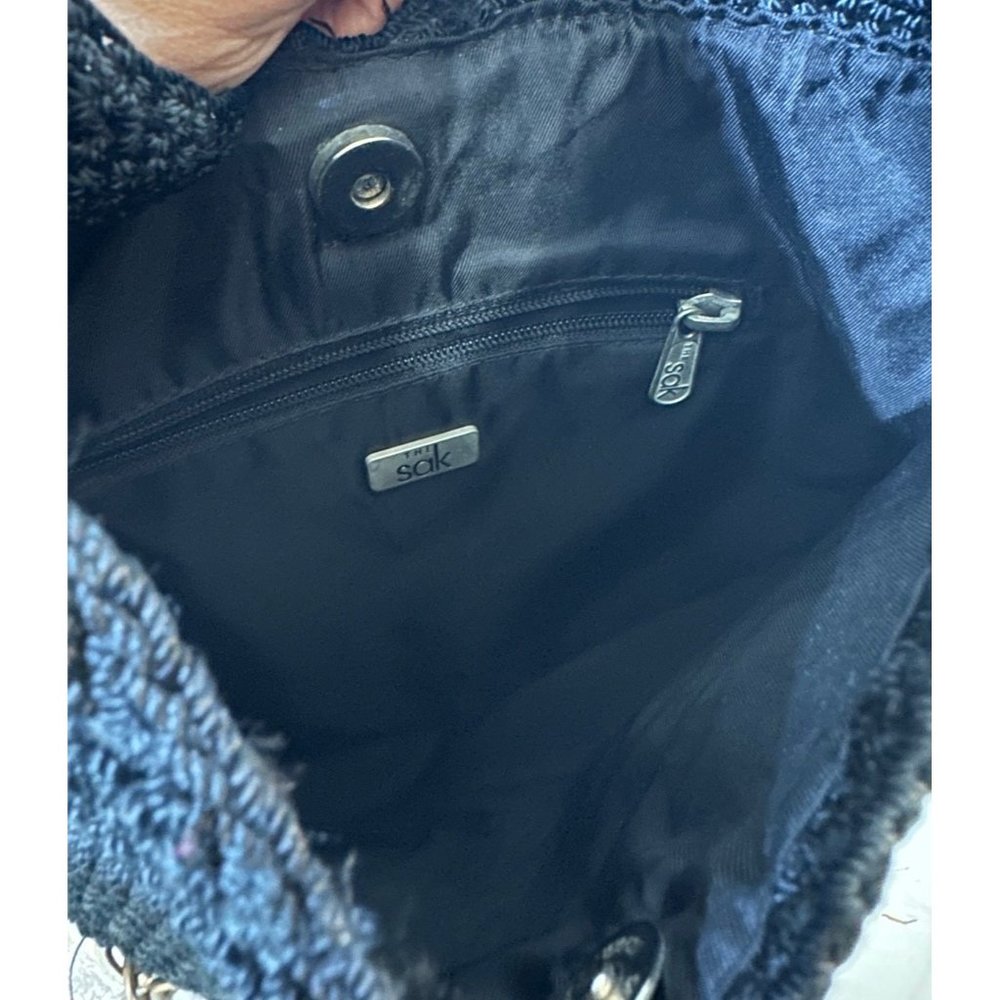 The Sak boho handbag bag black shoulder Crossbody - Picture 7 of 7